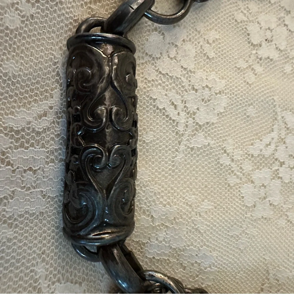 Ornate Bronze Toned Metal Belt 36 inches unbranded